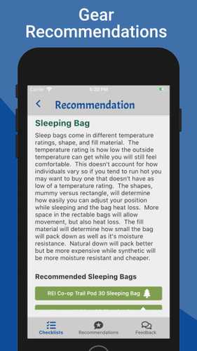 Gear recommendations